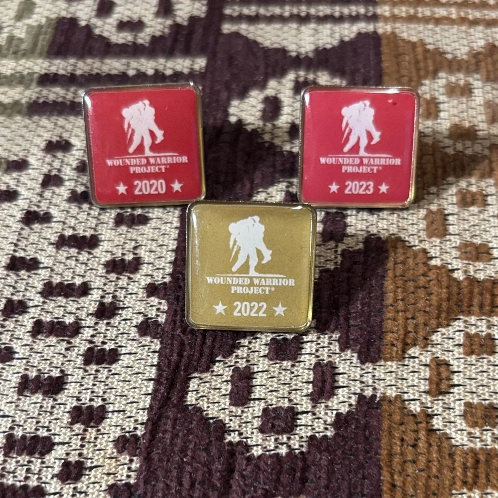 Red and Gold Cuff Links